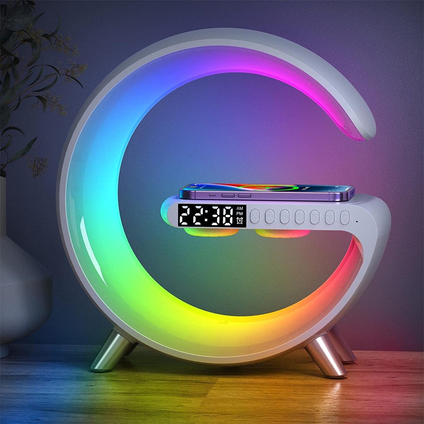 LED Wireless Charger Lamp